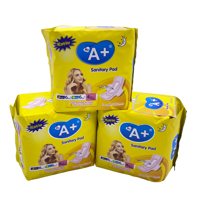 Women's Disposable Organic Cotton Hygiene Products 240mm Bamboo Napkin Super Sanitary Pads Breathable Wholesale Anion