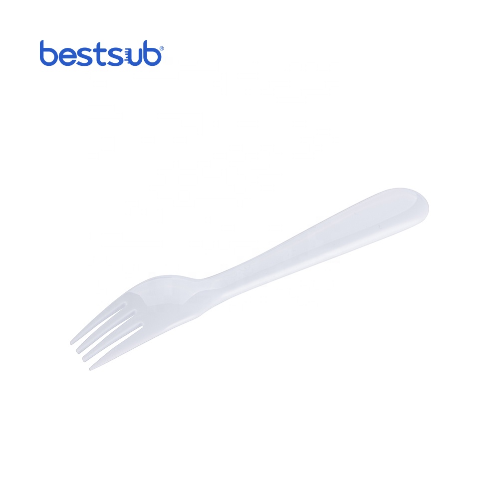 BestSub Wholesale Custom Polymer Sublimation Blanks Kid Plastic Fork