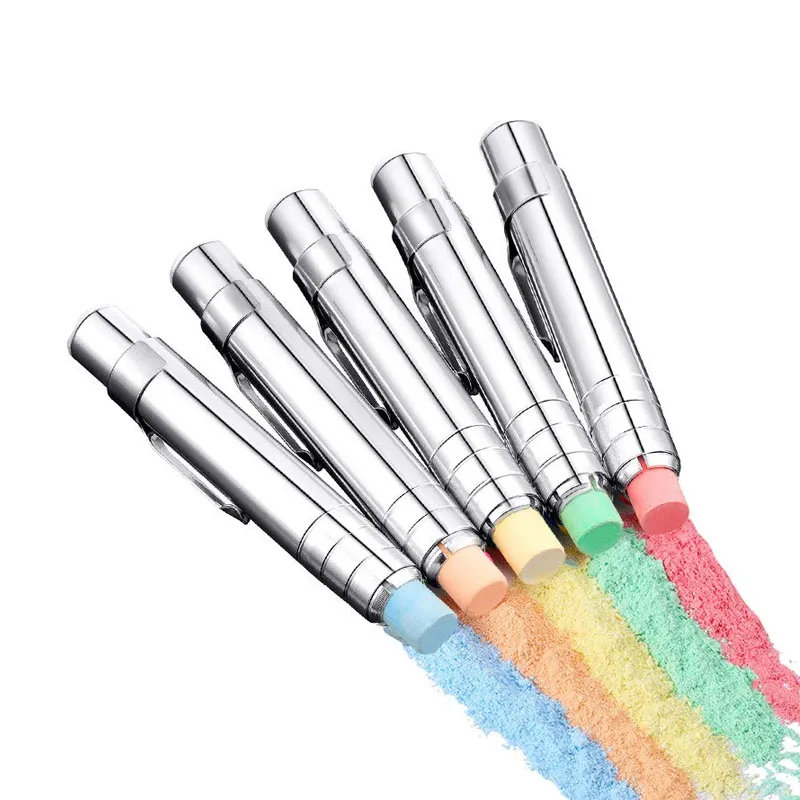 Oem Custom Aluminum Alloy Chalks Holder Adjustable Chalk Clip Chalk Stick Holder for Teacher's and Children's Painting Writing