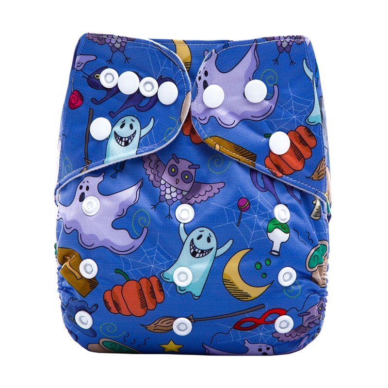 Wholesale 100% Cotton Super Soft Washable Reusable Cloth Diapers Microfiber Baby Diapers for Sale