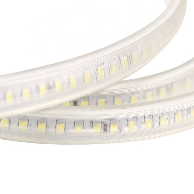 Высокая cri 80 90 Ra IP65 водонепроницаемая SMD 2835 AC 110V 127V 220V 260V оптическая светодиодная лента