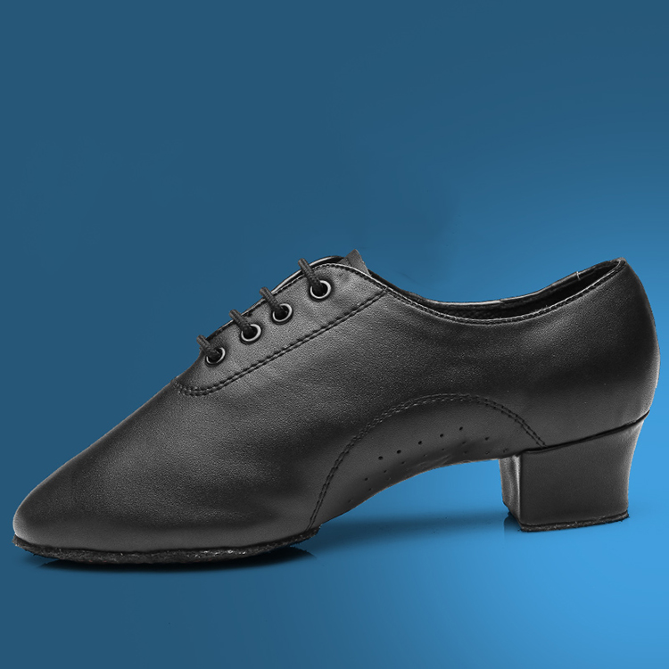 ready stock wholesales PU Leather fashion ballroom shoes men latin dance shoes