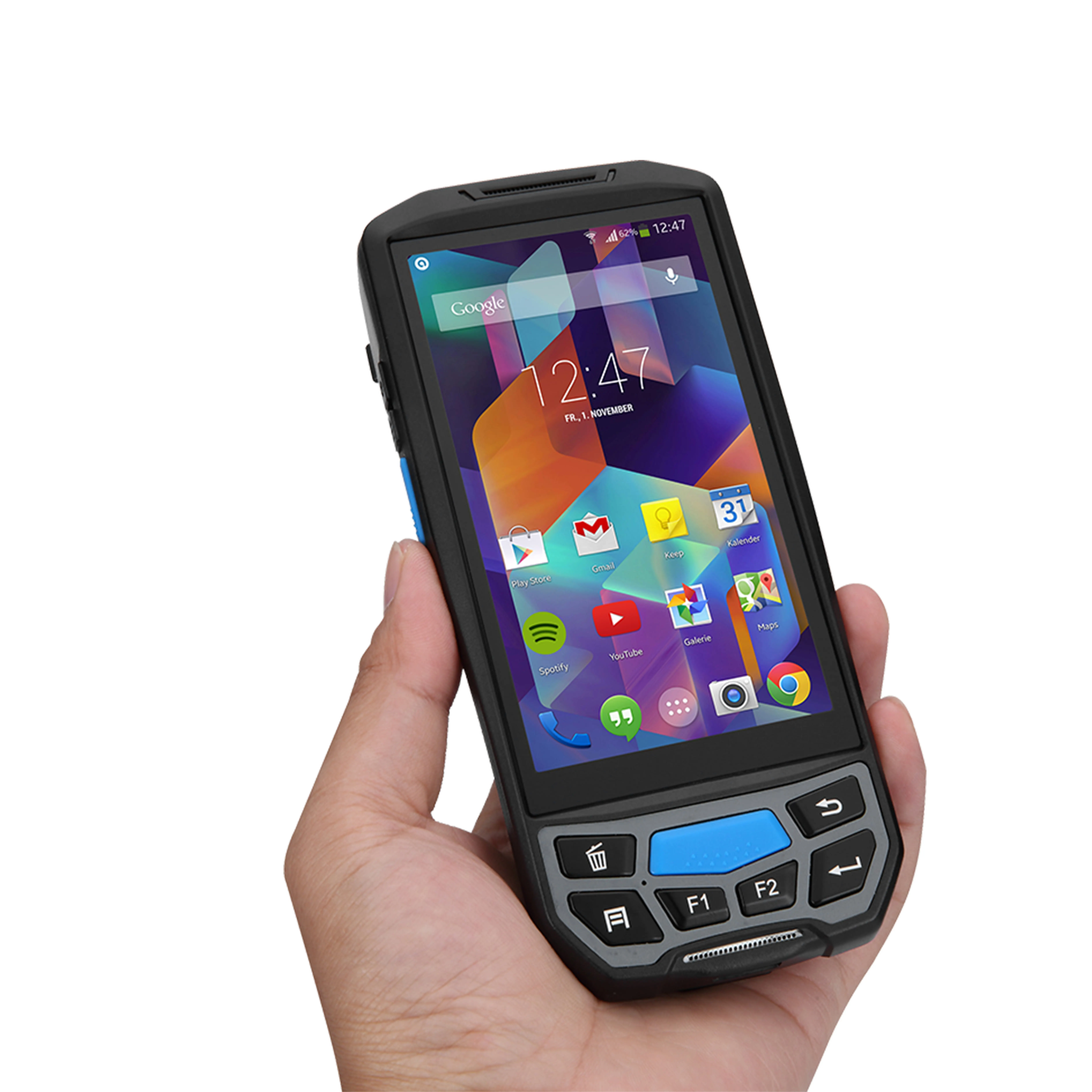 Blovedream U9000 Industrial Pda Android NFC RFID Data Collector Android 9.0 Handheld Terminal with RFID Reader Barcode Scanner