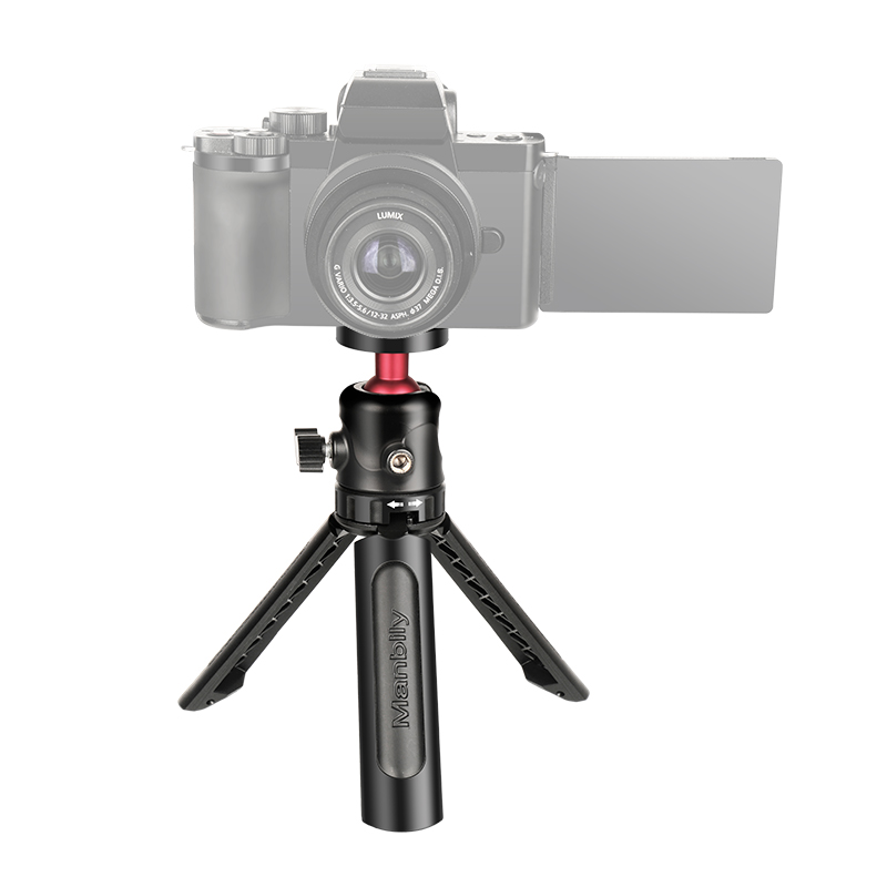 Manbily MT-05 vlog camera phone kit 360 Rotatable selfie live Camera phone mini tabletop Desktop stand Phone Holder Tripod
