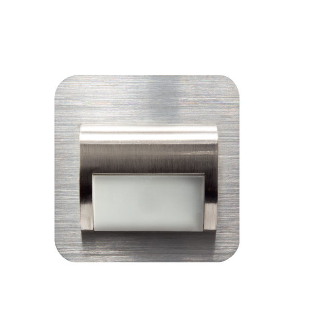 New Trend 2W Indoor Wall Lamp IP20 Home Bar Stainless Steel Plastic Stair Wall Light