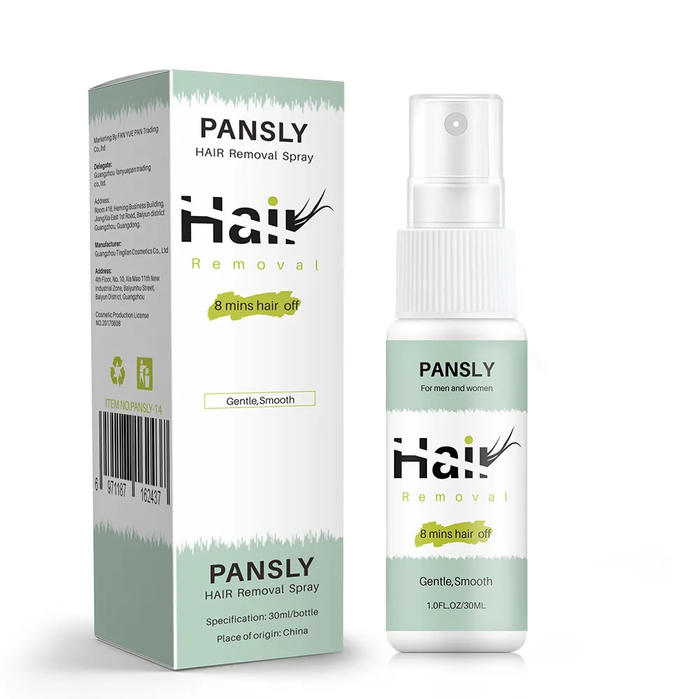 PANSLY permanent hair removal Spray for Private Parts Legs Facial Hair Smooth Skin depilatory bubble