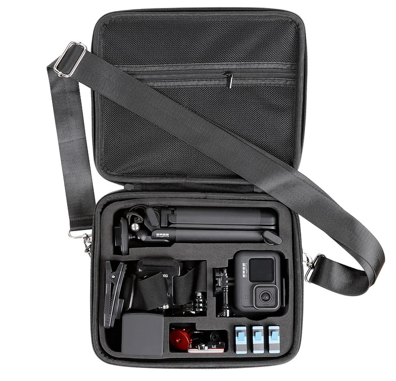 Hard Case for GoPro Hero 12/11/10/9/8/7/2018/6/5 Blcak/4 Silvery Action Camera, Accessories Carrying Storage case