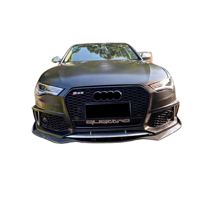 Audi A6 для Audi A6 Facelift обновление до RS6 автомобильные бамперы передние и задние 2016-2018