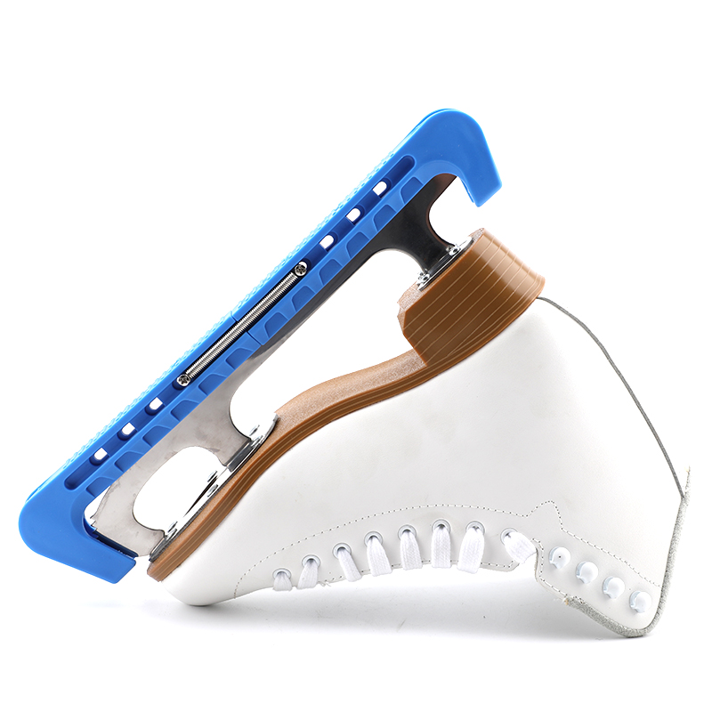 Factory OEM Quality Adult Skate Shoes Protector EVA Adjustable Size Ice Hockey Figure Skate Blade Ice Skate Blade Guards Blue