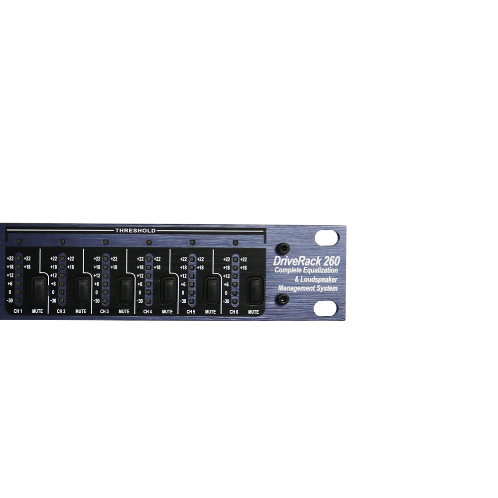 professional audio complete equalization loudspeaker control system processor DriveRack 260