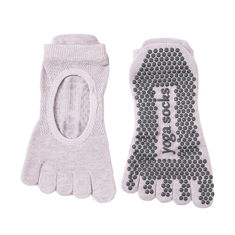 WY-0010 New Summer Anti-slip Five-finger Socks Pure Cotton Fitness Professional Sports Socks Mesh Breathable Yoga Socks