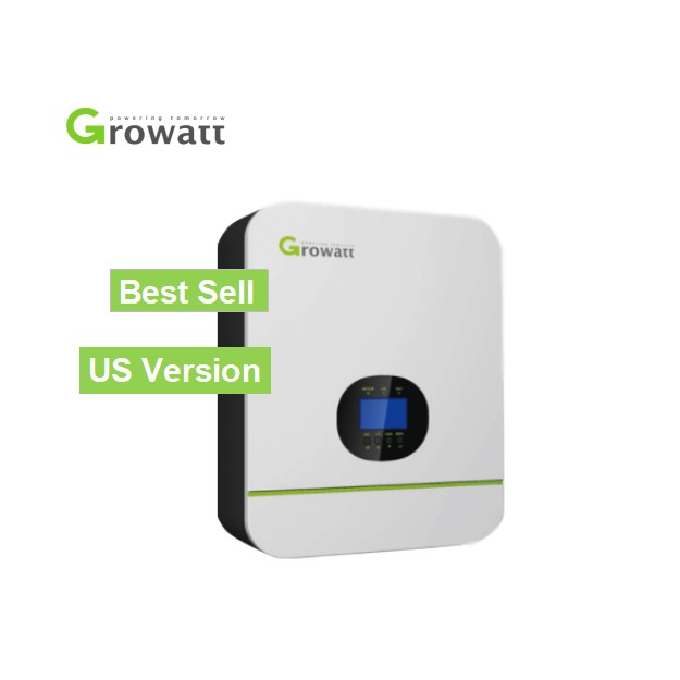 Инвертор для солнечных батарей Growatt SPF 3000TL LVM MPP 3 кВт, двойной преобразователь для солнечных батарей 110 В