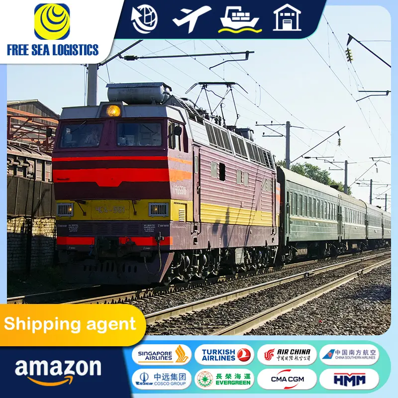 europe train shipping DDP railway freight Amazon FBA Shipping from China to France Germany Spain Poland by Train Shipping agent