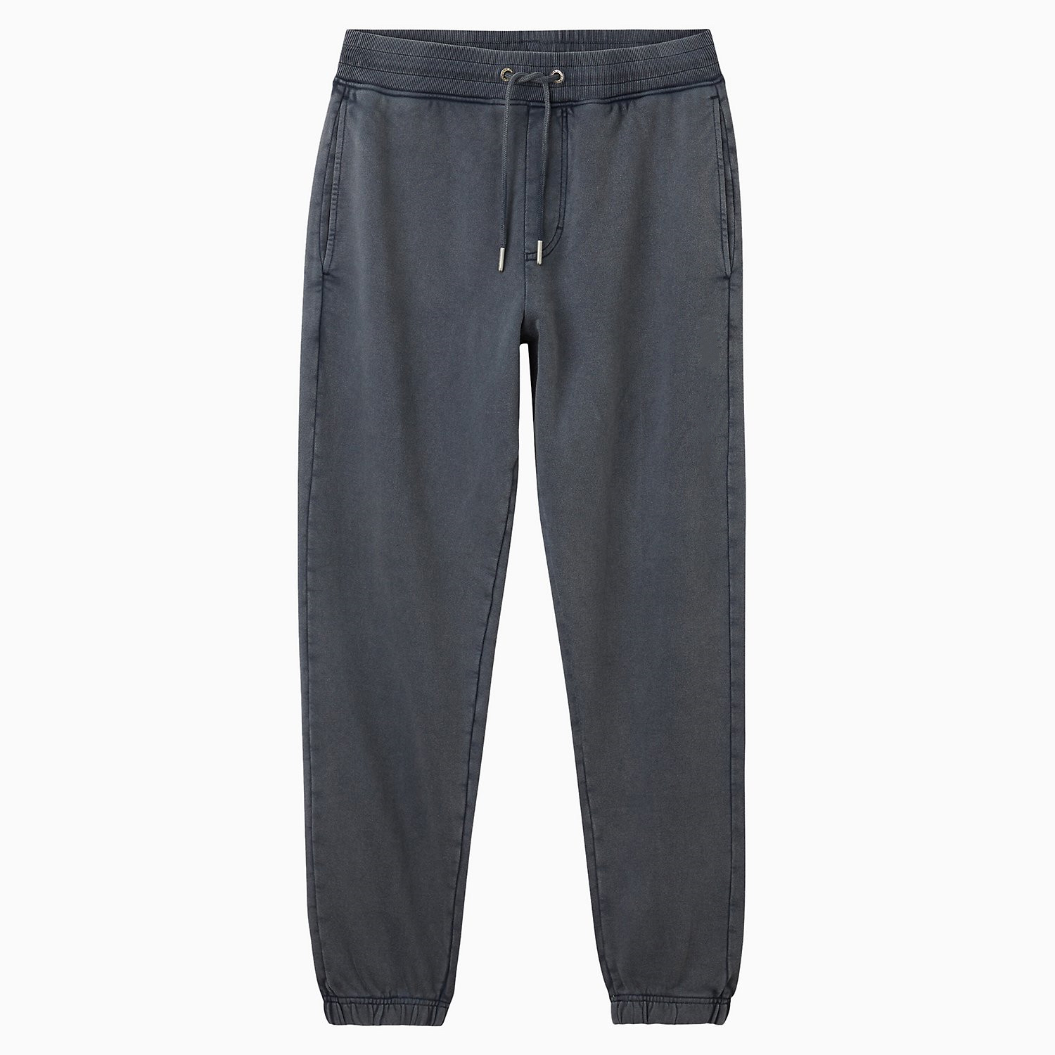 OEM Customized Fashion Mens Organic Cotton Terry Acid Wash Logo Joggers Embroidery Logo Drawstring Joggers Sweatpants For Men