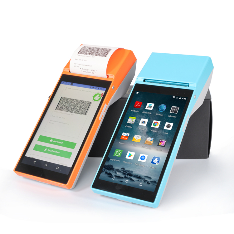 Недорогие портативные термальные POS-принтеры Scangle SP01 с ОС Android 8,1 для Loyverse POS / Eboleta