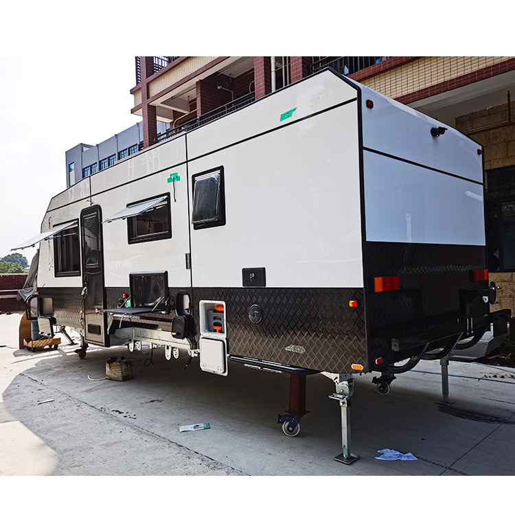 EcoCampor RV база Кемпинг праздничные серебряные фургоны с кухней для продажи