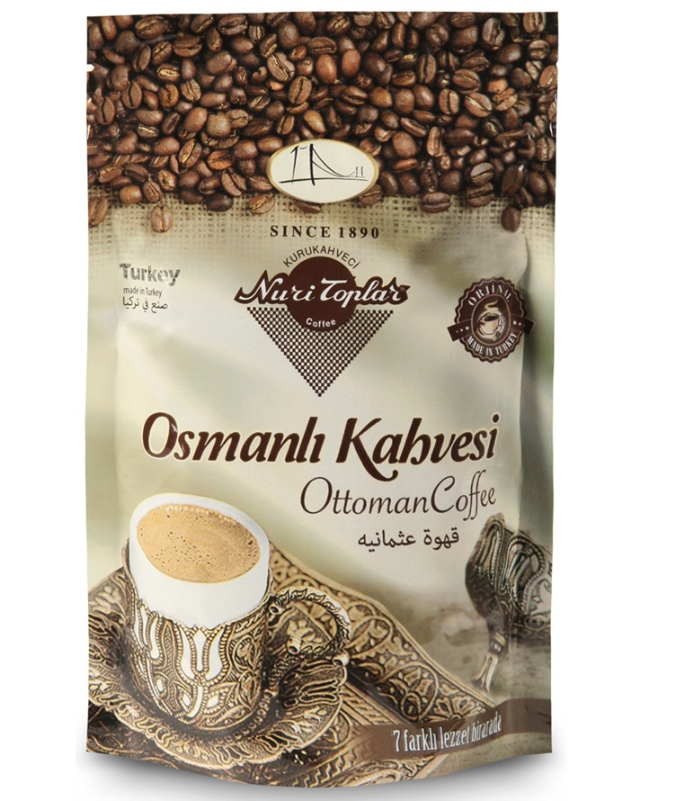 Кофе Nuri Toplar, оттоманский кофе, 250 г, турецкий кофе