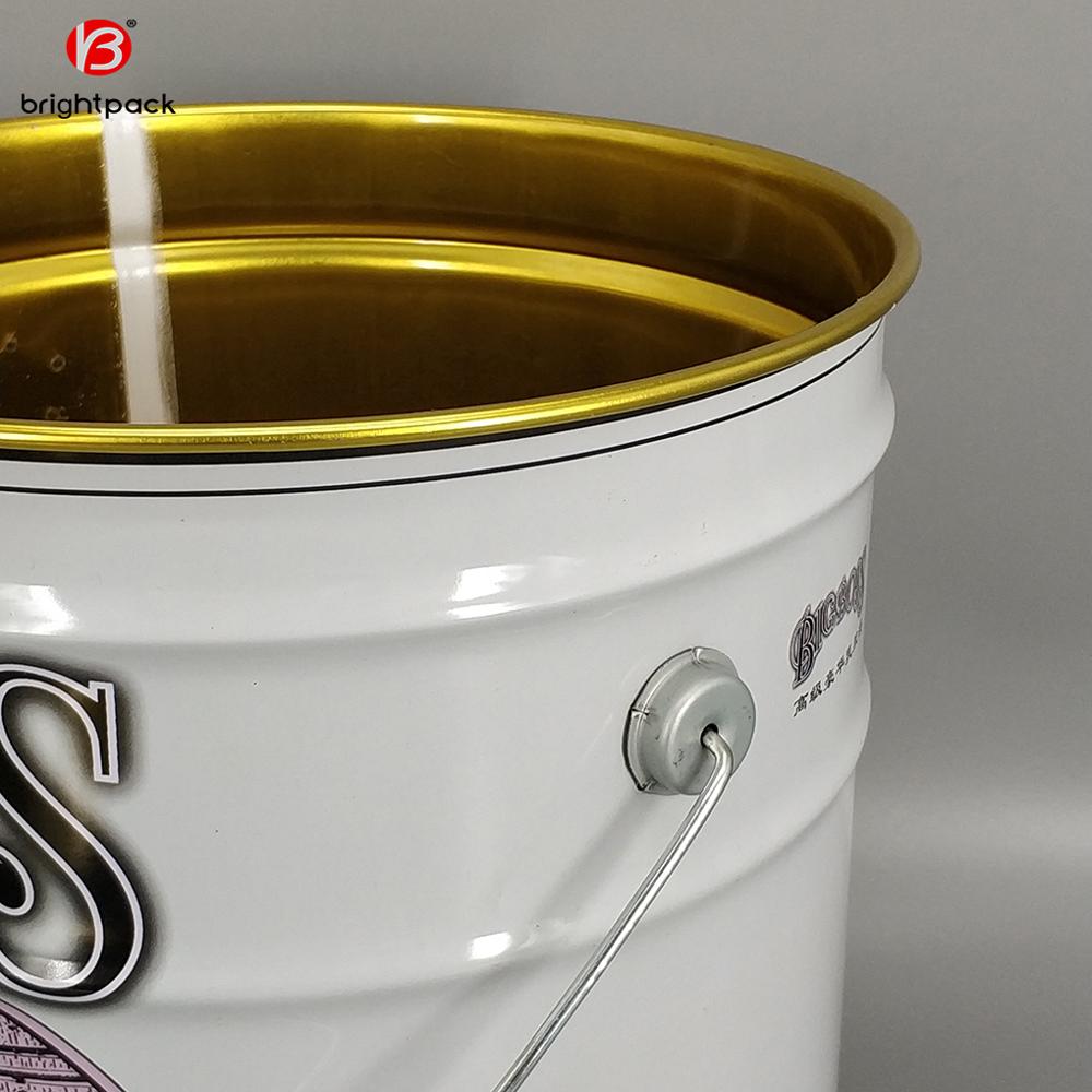 20L Желтое покрытие олово материал 20L Металл pail