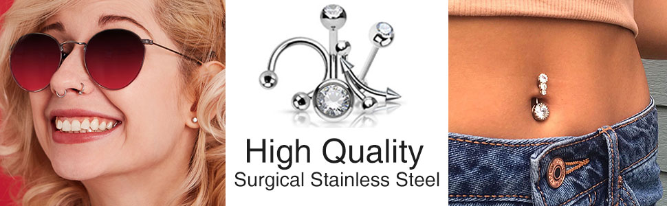 In stock screw sexy  non piercing nipple rings  stainless steel