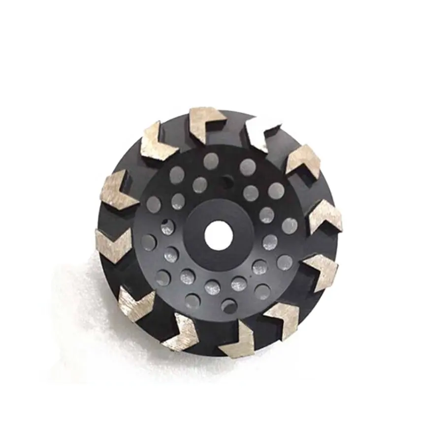 Arrow segment diamond grinding cup wheel for concrete stone brick,diamond wheel arrow 180mm