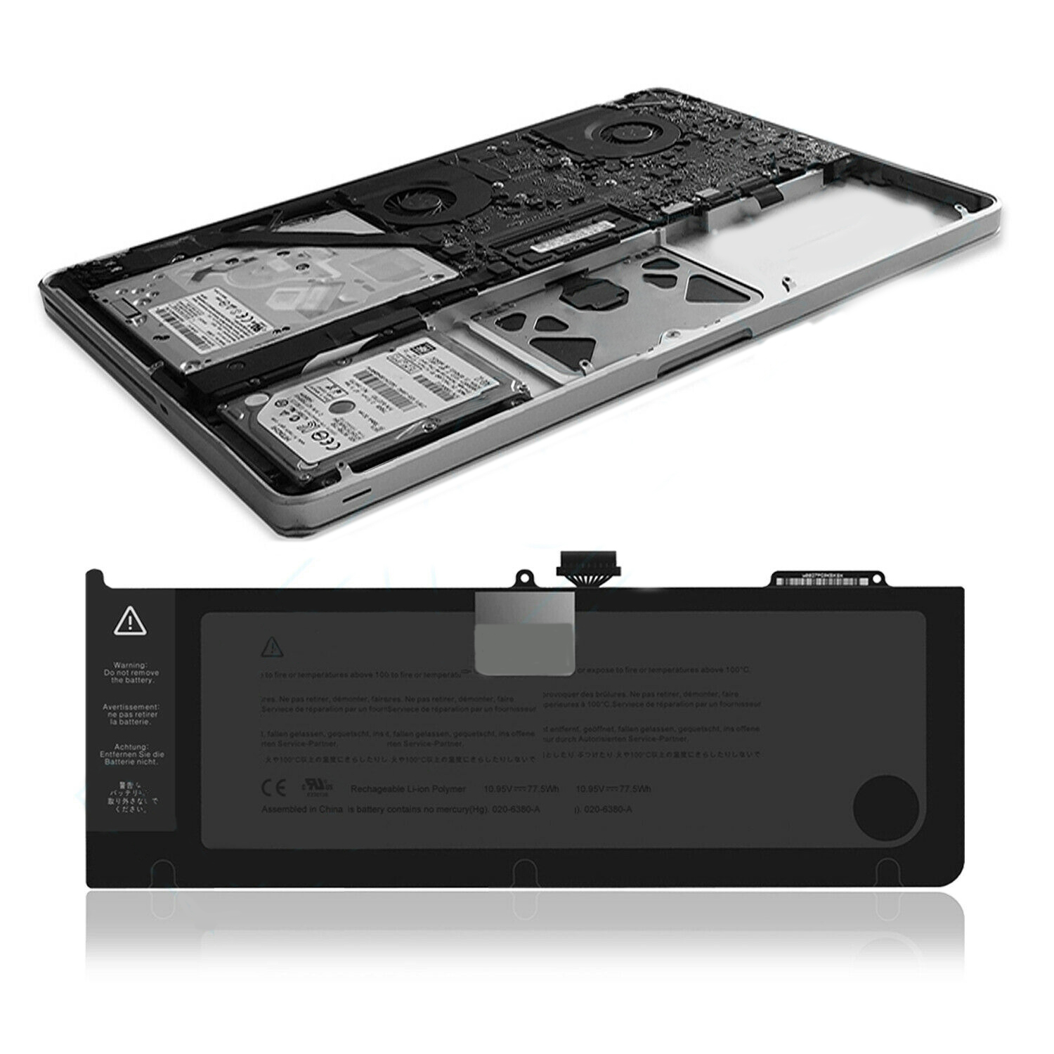Сменный аккумулятор A1321 для ноутбука MacBook Pro, 15 дюймов, A1286, Mid 2009, Ранняя 2010, конце 2010
