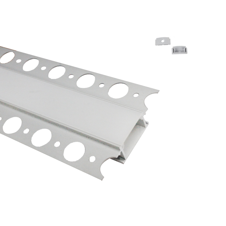 2021 architectural gypsum drywall plaster ceiling wall aluminium led profile for 8-10mm led strips