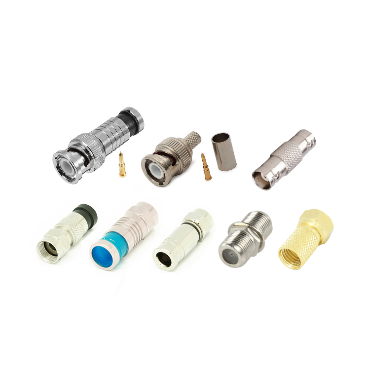 Компрессионный разъем F / BNC для RG6 RG59