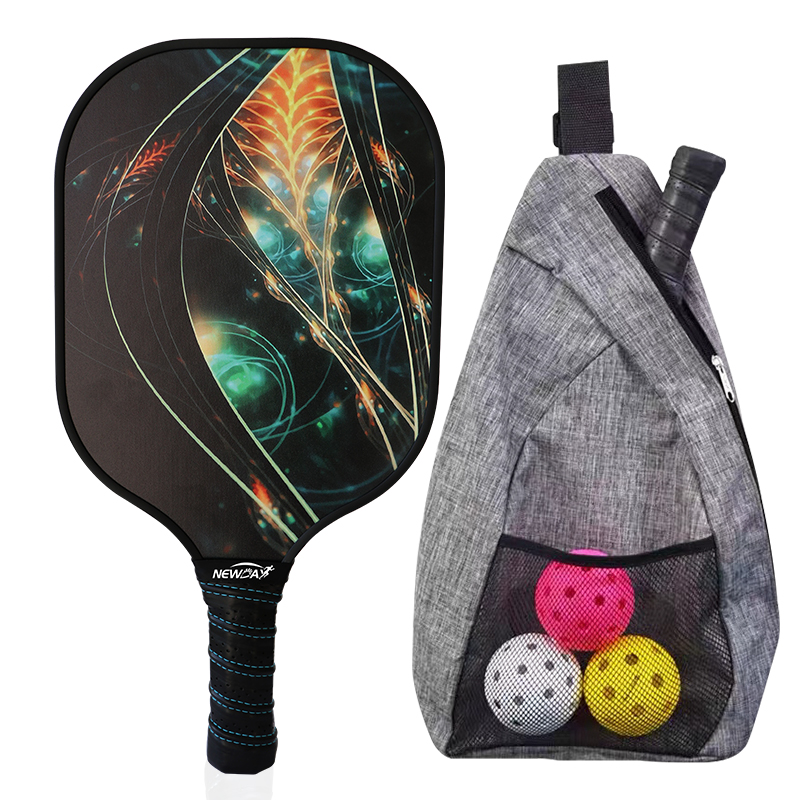 custom carbon fiber premium pickleball paddle graphite honeycomb