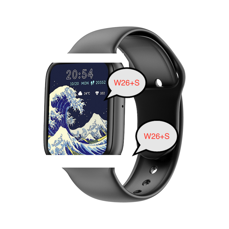 2021 New Arrivals W26+ S IP68 Waterproof Smartwatch Series 6 7 Watch Calling Function W26 Plus Smart Watch with ECG