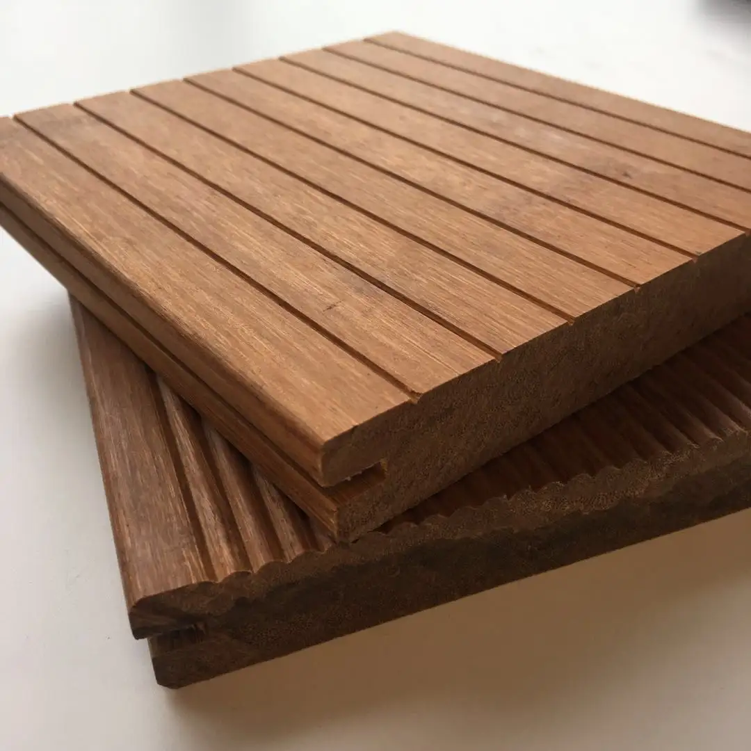 Eco-friendly high-performance Bamboo Outdoor Decking horizontal hardwood resort home factory