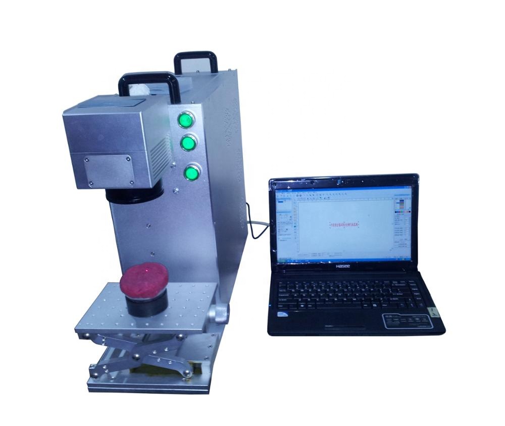 Portable 30w Fiber Laser Wire Engraving And Marking Machine Auto Focus