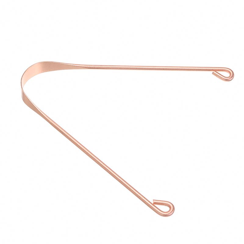 Hot Sale Oral hygeine stainless steel tongue scraper cleaner oral care of removing halitosis and tongue cleaning D0222-1