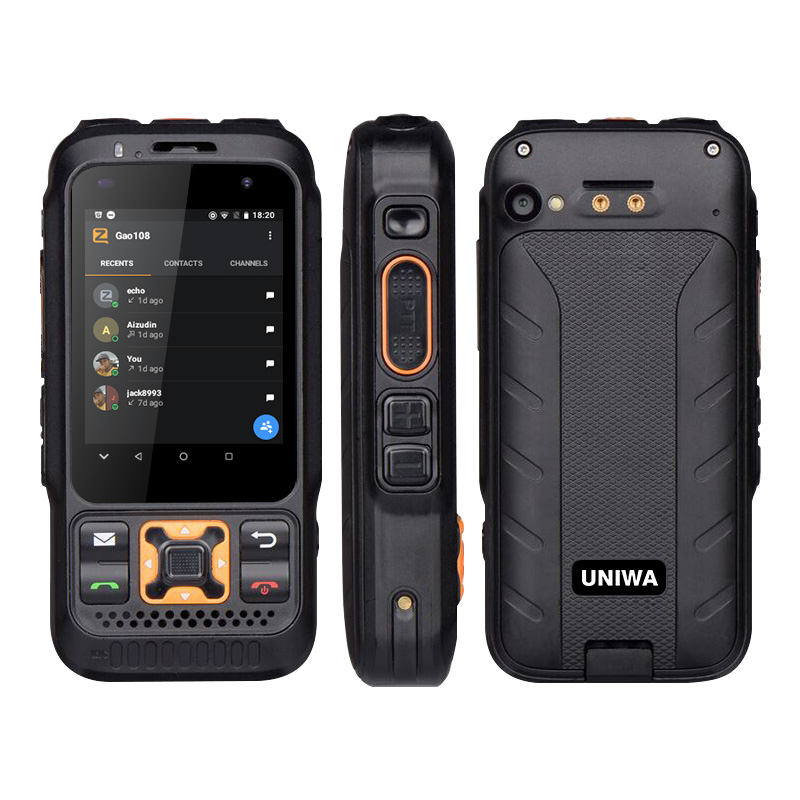 Рация UNIWA F30S IP54 защищенная с поддержкой NFC, SOS, POC, Zello, 4G, LTE, Android