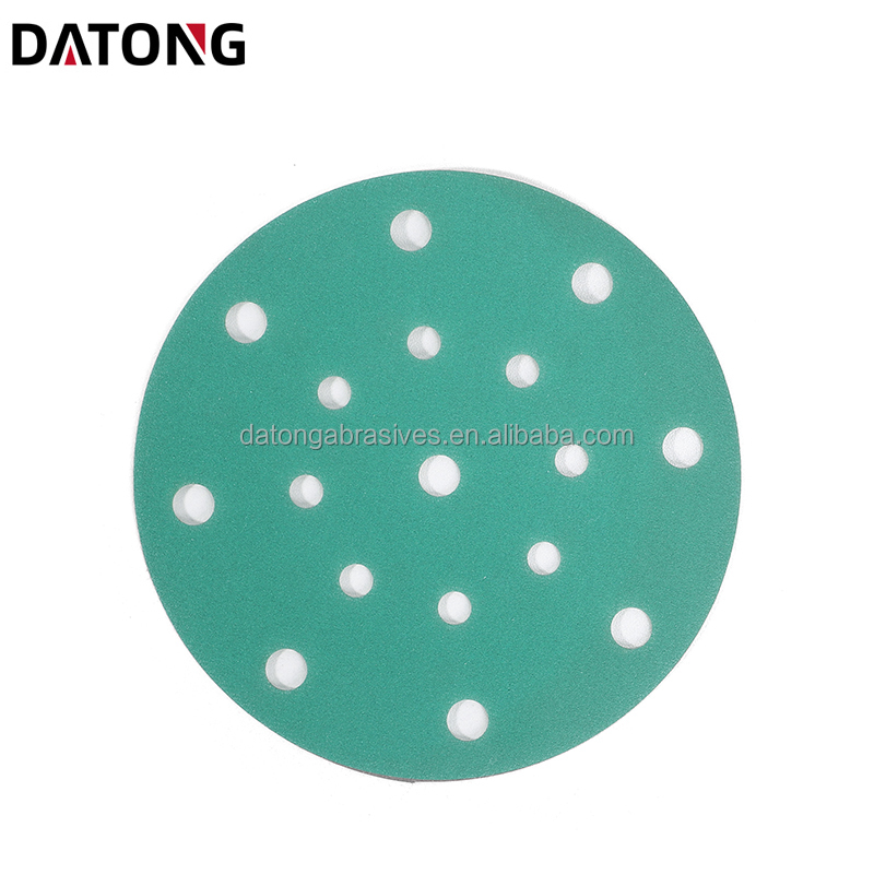 Заводская цена, высококачественные абразивы Datong, наждачная бумага, 7 дюймов, 17 отверстий, круглый керамический шлифовальный диск для металла и дерева