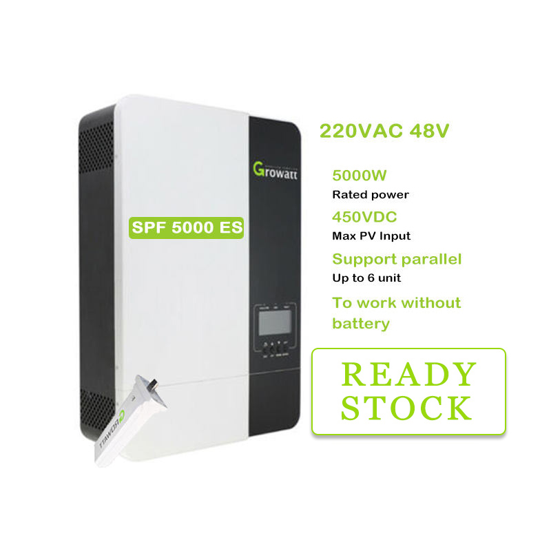 Инвертор несетевой Growatt SPF5000ES 5Kwa 48 в, однофазный MPPT солнечный инвертор для работы с батареей, есть в наличии