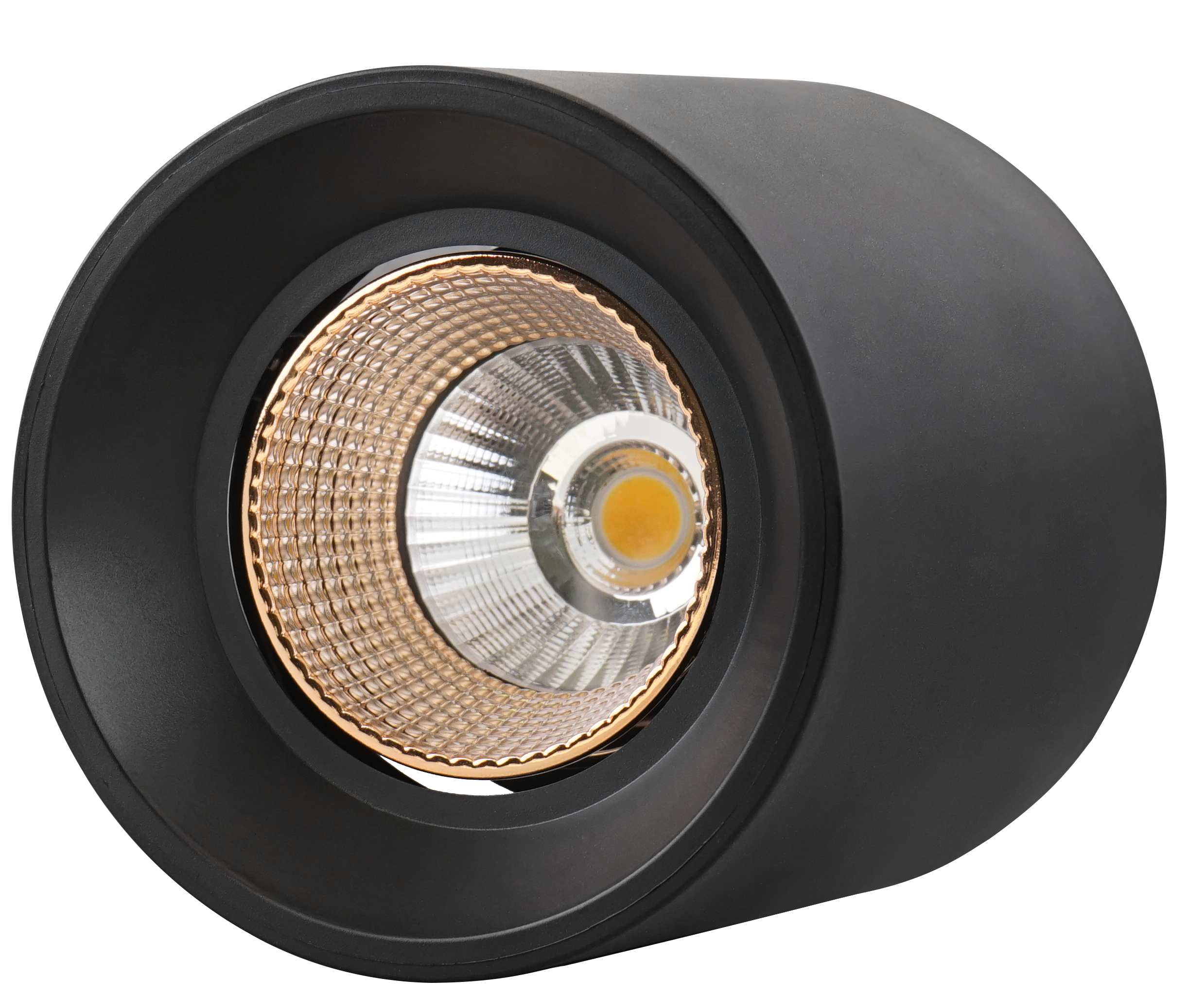 Kinsuny factory PC surface mounted downlight fixture round housing for GU10 MR16