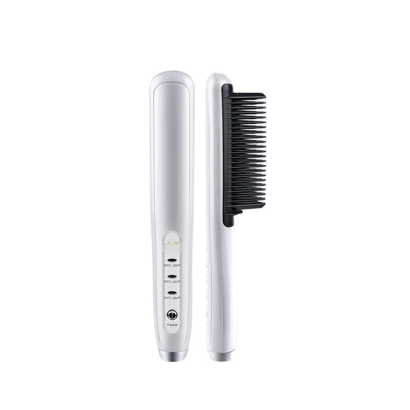 One Step Ceramic Heating Hair Styling Wand Fast Hair Straightener Brush Hot Air Brush