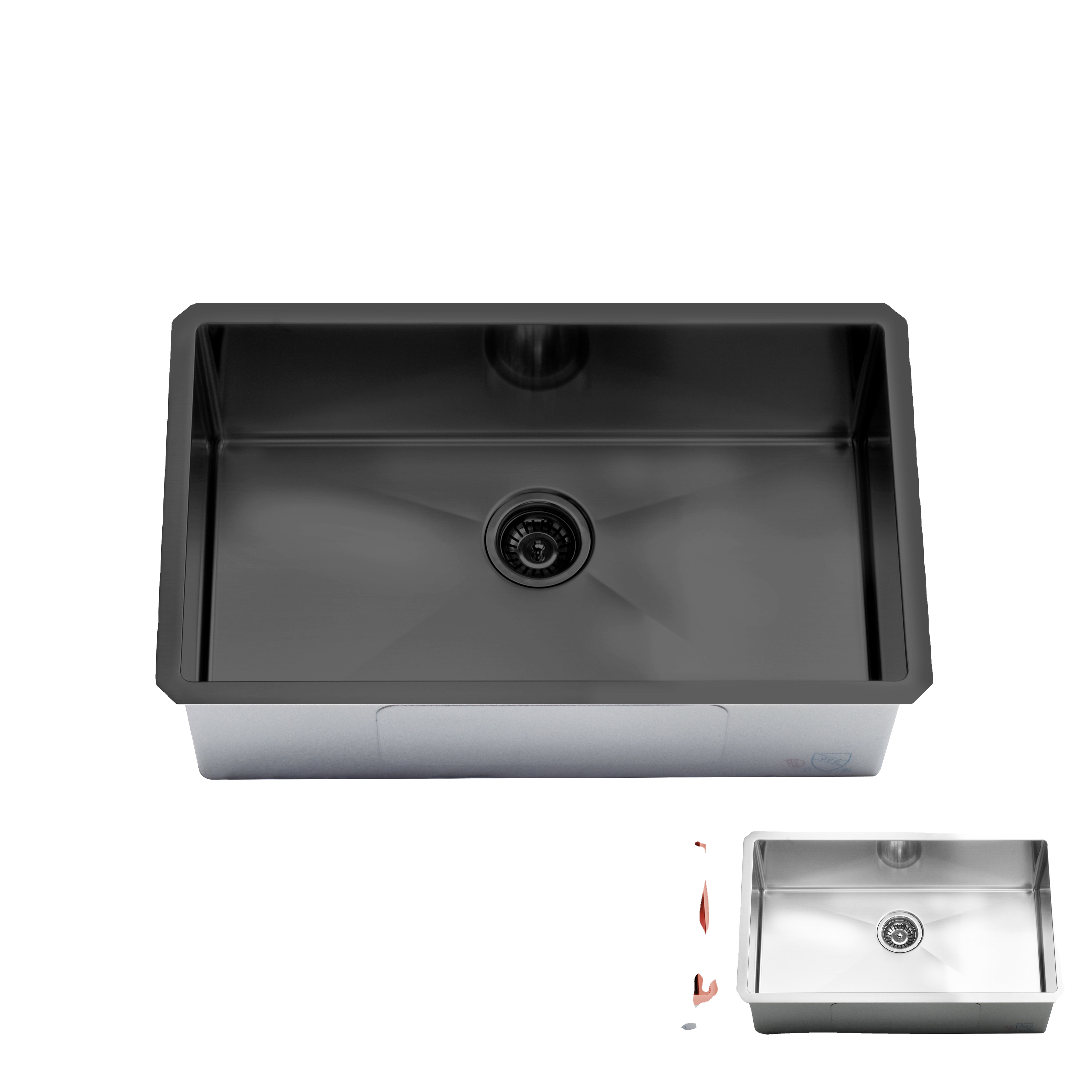 Кухонная раковина Undermount из нержавеющей стали, Современная длинная рабочая станция ручной работы, большой размер 18, для барбекю, посудомоечной машины