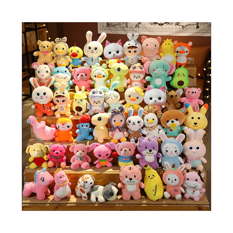 Wholesale cheap super soft cute funny claw crane machine plush stuffed animal toys for claw machine