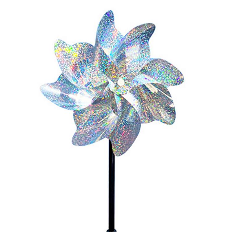 Wind Spinner Garden Decorative Reflective Pinwheel