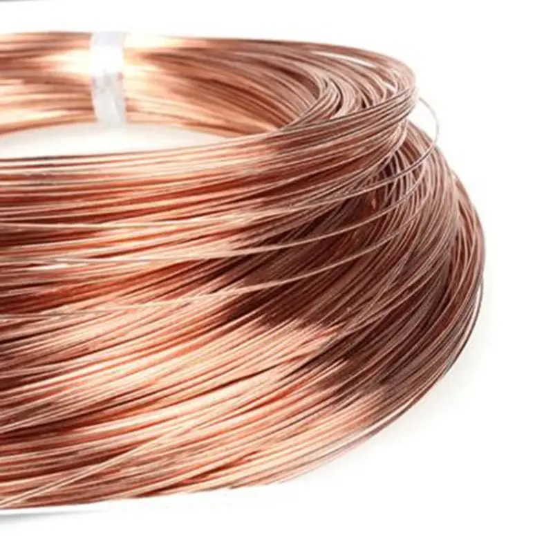 Chinese Quality Products 1 * 3mm Copper Flat Wire Customized 0.1-15mm Copper Coil