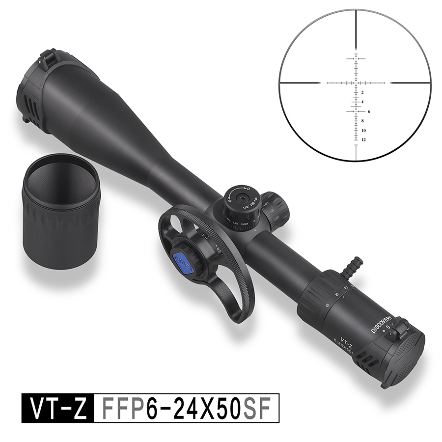 Открытие прицел VT-Z 6-24X50SF FFP оружия PCP на открытом воздухе для охоты Прицельная телескопа