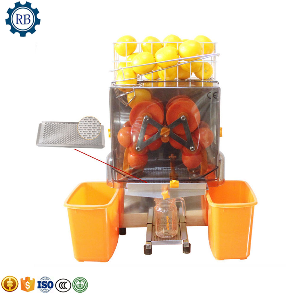 Low price 50-95 mm fruit juice processing machine orange juice extractor orange juicer making machine with faucet
