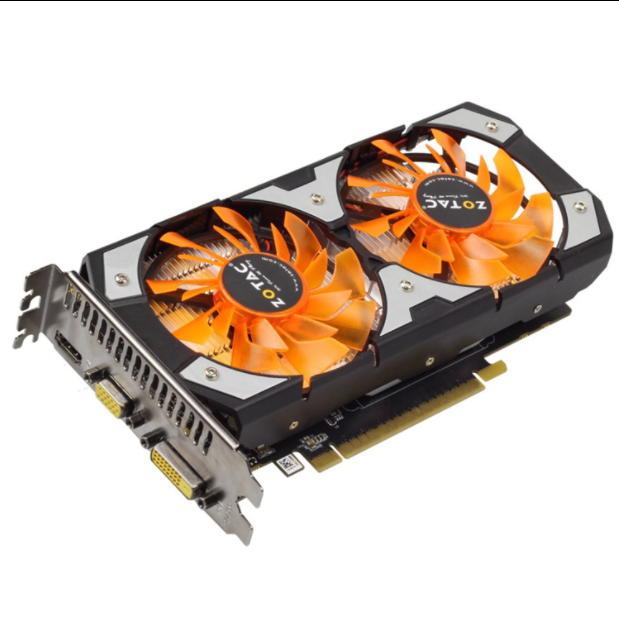 Распродажа бывшая в употреблении видеокарта Zotac 6pin GDDR5 GTX 750Ti 2G графическая карта для настольного компьютера