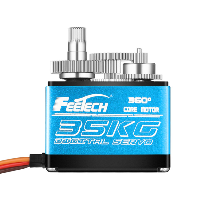Feetech индивидуальный дизайн водонепроницаемый 35 кг высокий крутящий момент 360 градусов цифровой сервопривод FT6335M для роботов