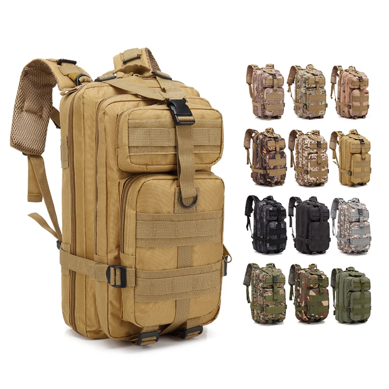 Военный тактический рюкзак, армейский Штурмовой Рюкзак Molle, рюкзак с тактическим флагом