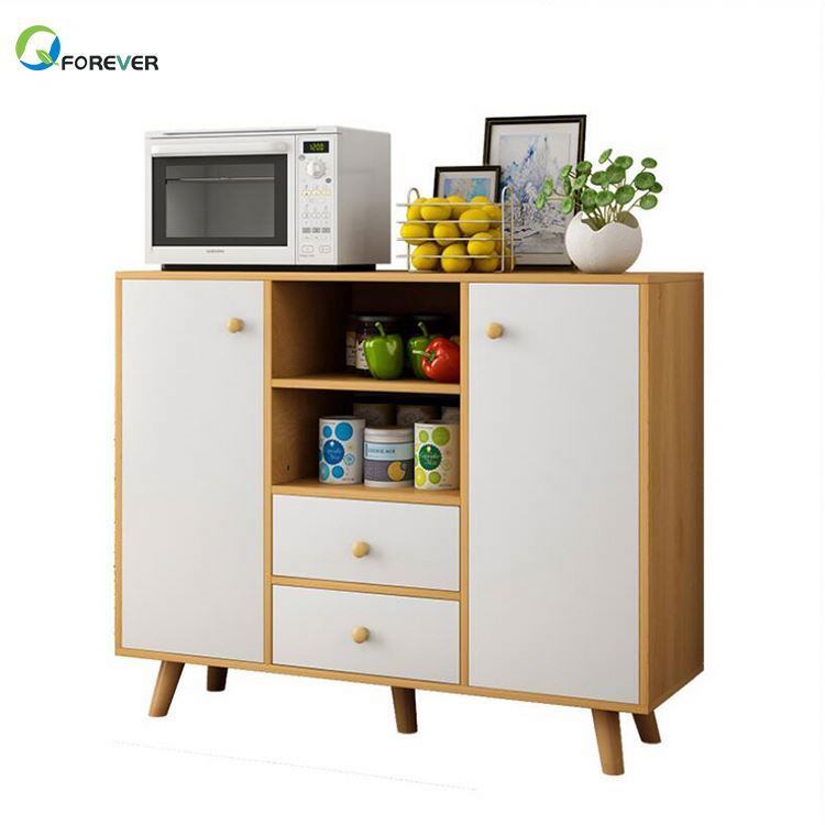 Nordic Simple Double Door Sideboard Multi-Function Storage Cabinet
