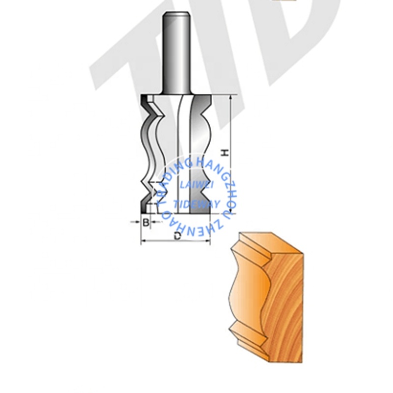 router bits tideway LC1007 crown moulding bit all kinds of hardware tools woodworking tools hand bit para madera milling cutter