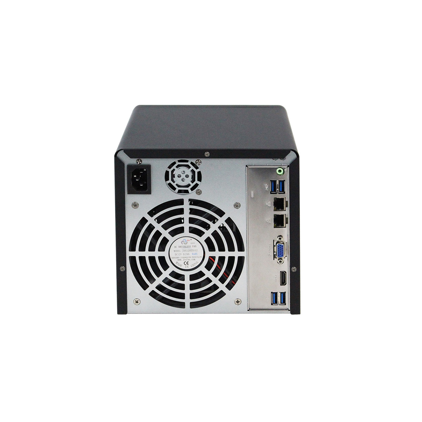 Высокое качество 4 отсека MINI-ITX NAS серверное шасси для домашнего хранения, IPFS, Blockchain сервер