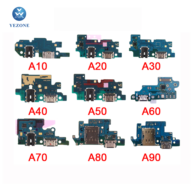 USB-разъем для зарядки, запасной гибкий кабель для Samsung A10, A10S, A20, A20S, A21S, A30, A30S, A40, A50, A50S, A750, A12